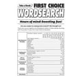 thumbnail image 2 of Take a Break - First Choice Word Search: 100+ Puzzles, Word Game Fun For Everyone, Codeword, Fill-In, Crossword, Variety, Solutions, Mind-Boosting Fun, Brain Challenges, Relax, Unwind, Unplug Solve!, 2 of 3