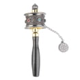 thumbnail image 2 of Hand Held Tibet Prayer Wheel Prayer Wheel Tibetan Buddhist Handheld Prayer Wheel 6 Words Mantra Hand Cranking Buddhist Prayer Wheel for Praying Blessing Relaxing, 2 of 7