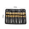 thumbnail image 2 of Amdohai 12 PCS Set Woodworking Cutters Set DIY Woodworking Carving Tools Set Multifunctional Household Carpenters Chisel Tool Set with Storage Bag, 2 of 5