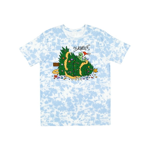 Inktastic Tiny Dinosaur Destroying Christmas Tree T-Shirt