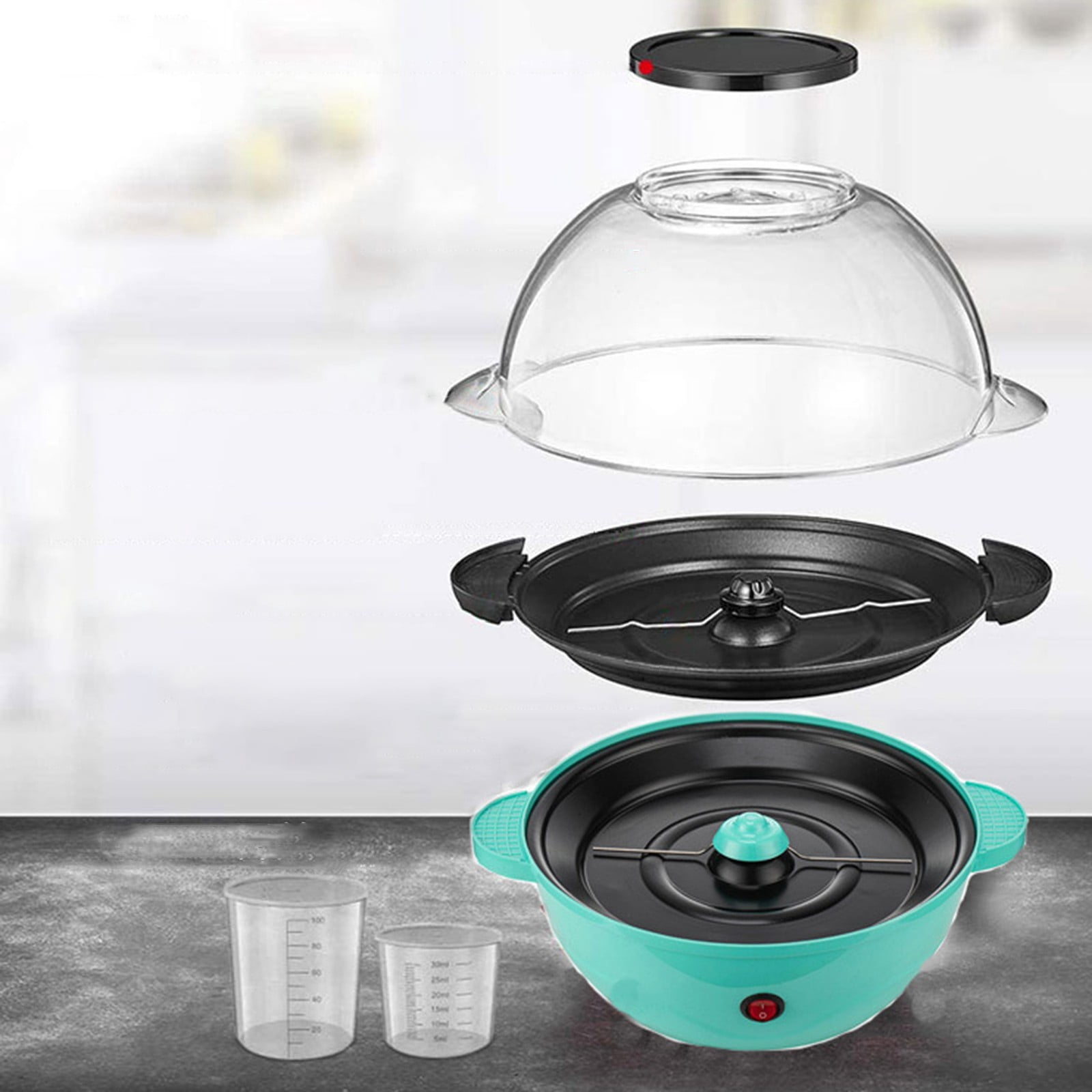 Automatic Mixing Machine With In Bowl Hot Oil Machine Perfect For Families Parties Children Automatic Machine Heating,Food Blender