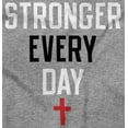 thumbnail image 2 of Stronger Every Day Religious Christian Tank Top T Shirts Men Women Brisco Brands S, 2 of 6