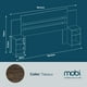 thumbnail image 4 of MOBI Cabecera con 2 buros integrados de Madera Modelo Verona Color Tabaco, 4 of 5