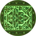 thumbnail image 1 of Ahgly Company Indoor Round Persian Green Traditional Area Rugs, 8' Round, 1 of 1