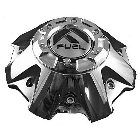 Fuel Wheels Chrome Custom Center Cap Set of One (1) # 1001-63B 5-6 Lugger