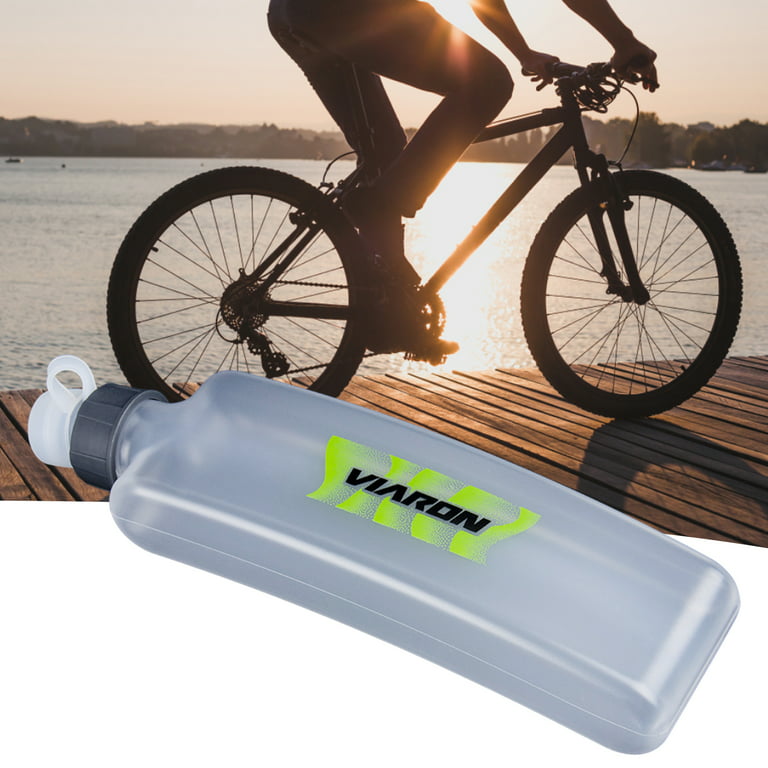 Lomubue 400ML Water Bottle Arc Design with Push-Pull Spout Large Capacity  Wear-resistant Dust-proof Cover Drinking Leak-proof Fanny Pack Sports  Bottle