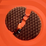 PODIUM Protein Stroopwafel, Pre & Post Workout Snack, Box of 8 Wafels, Chocolate Brownie