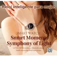 thumbnail image 2 of Reloj Inteligente Mujer Bluetooth Call Moda Pantalla Redonda, 2 of 8