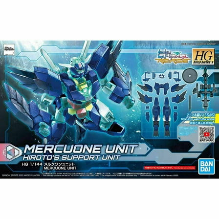 Bandai 2492937 1/144 HG #17 Mercuone Unit Hiroto's Support Unit "Gundam Build Divers RE:Rise"