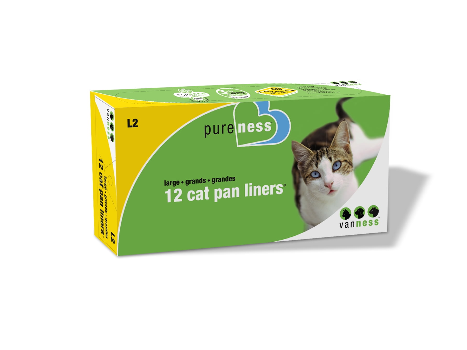 Van Ness, Cat Litter Box Liners, Large, 12 count