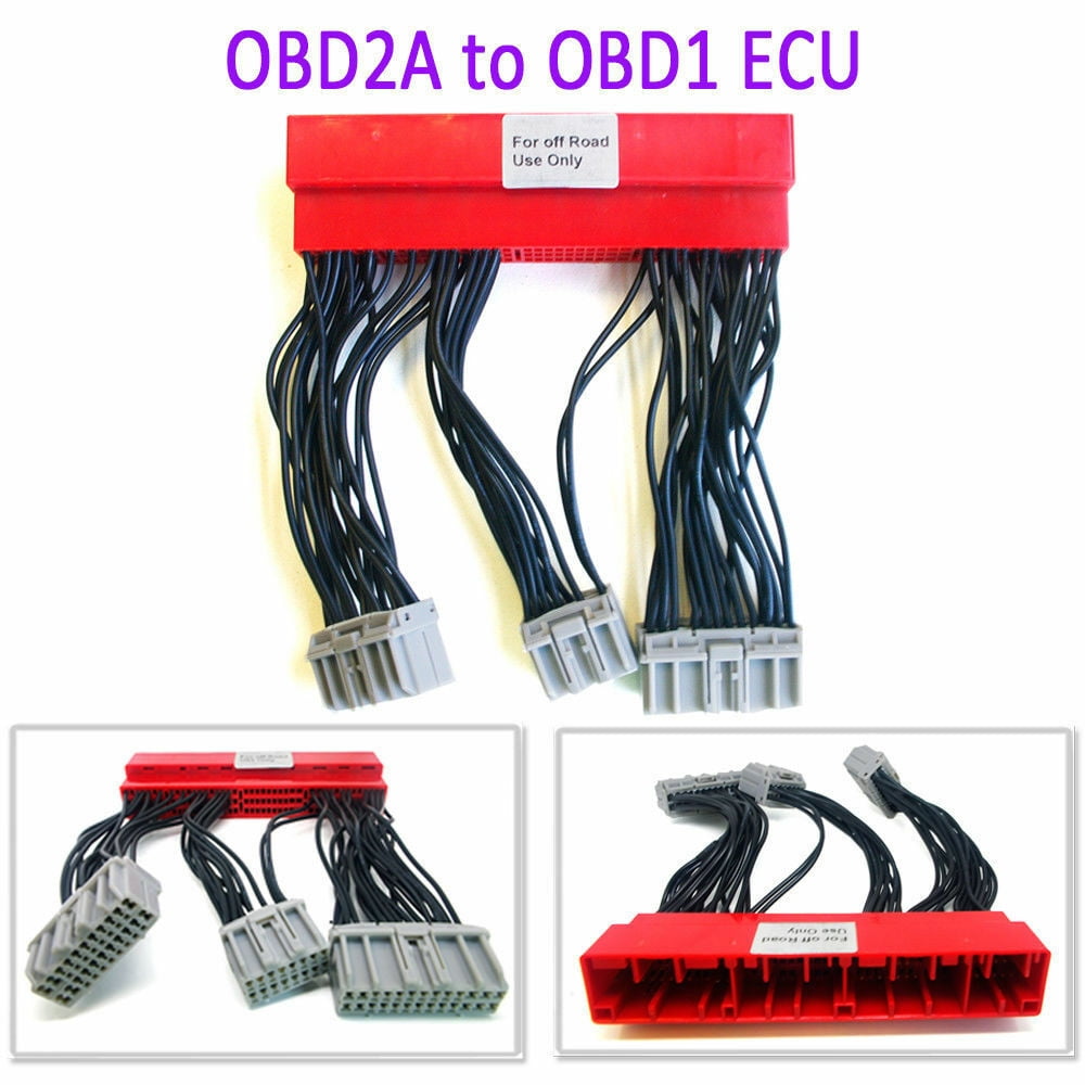 OBD2B TO OBD1 Conversion ECU Harness Jumper Adapter Wire pour Honda Civic Acura