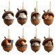 thumbnail image 1 of 1/8 piezas Adorno navideño Adorno acrílico con forma de bellota de animales del bosque Decoración colgante para fiestas navideñas Regalo de Navidad, 1 of 7