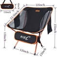 thumbnail image 3 of Nice C Camping Chairs, Orange, 3 of 7