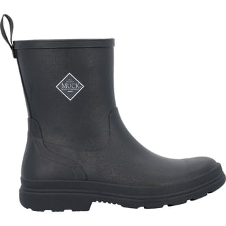 Hunter Women's Original Short Gloss Rain Boot, Navy, Mid-Calf