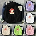 thumbnail image 7 of Hontri Women's Fashion Hoodies & Sweatshirts, Womens Cute Frog Sweatshirt Kawaii Mushroom Hoodie for Teen Girls Clothes Hoodie Beige S, 7 of 7