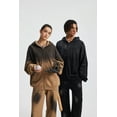 thumbnail image 5 of Oversized Men's Hoodies Zip up Acid Wash Sweatshirt Vintage Couples Streetwear Jacket, 5 of 7