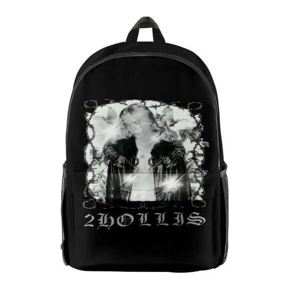 2hollis Photo Print Merch Backpack Rapper Bags Unisex Fashion Casual Streetwear Shoulders Bag