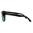 thumbnail image 3 of Kush Mens Reflective Mirror Lens Rectangular Horned Sunglasses Yellow, 3 of 4