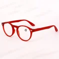 thumbnail image 2 of Lunettes de Lecture Ultralégères Imprimé Léopard Rouge Femmes Hommes Lunettes Rondes Cadres pour Lecture Mode Féminine Vintage Lunettes Claires Léopard 1.0, 2 of 5