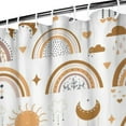thumbnail image 3 of Waterproof Bohemian Shower Curtain 72x72 Inch Boho Style Polyester Unique Shower Curtain for Bathroom Hotel Home Decor with 12 Plastic Hooks, 3 of 4