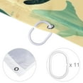 thumbnail image 4 of Whale Waterproof Shower Curtain Sets with Hook, Printed Design - Bathroom Decoration - 3 Piece Set, 4 of 5