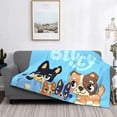 thumbnail image 2 of Rozeui Bluey for Flannel Blanket, Soft Fuzzy Plush King Blanket for Winter, Thick and Warm All-Season Bed Throw-40"x30", 2 of 6