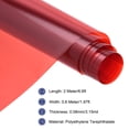 thumbnail image 2 of Window Film, Glass Sun Blocking, Heat Control Self Adhesive Red Window Tint, 6.6x1.97ft for Home Office, 2 of 6