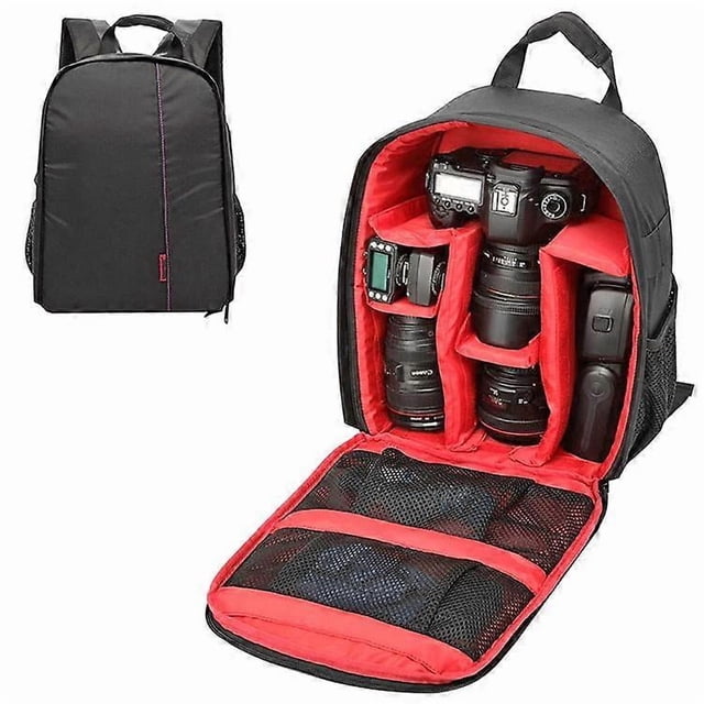 Camera bag / Storage bag - Backpack for camera accessories Black