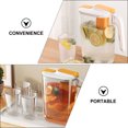thumbnail image 4 of 1 Set of Water Pitcher with Strainer Drinks Water Jug Fridge Door Water Jug with Cups Cold Water Pitcher, 4 of 6
