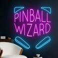 thumbnail image 2 of Handmadetneonsign Pinball Wizard Neon Sign, Pinball Retro Led Light, Pinball Neon Light,Arcade Sign, 2 of 5