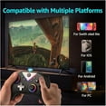 thumbnail image 5 of Switch Pro Controller for Switch/Steam/PC/IOS/Android,PC Controller Wireless with 11 Light Mode/Hall Effect Joysticks/Trigger/Programmable/Vibration/Turbo/Wakeup-Black, 5 of 9