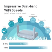 GL.iNet GL-MT1300 (Beryl) VPN Secure Travel Gigabit Wireless Router, AC1300 2.4GHz+5GHz Wi-Fi, Pocket-Sized Hotspot, IPv6