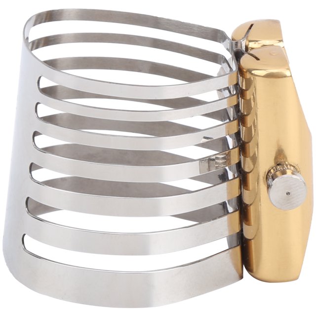 Clip de metal para saxofón, clip de ligadura de metal para saxofón, clip para boquilla de saxofón, abrazadera de ligadura de metal para saxofón, construcción robusta