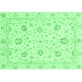 thumbnail image 1 of Ahgly Company Indoor Rectangle Oriental Emerald Green Modern Area Rugs, 5' x 7', 1 of 4