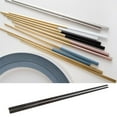 thumbnail image 1 of Boreal Craft Drawing 304 Stainless Steel Chopsticks Tableware Platinum Square Home Restaurant Chopsticks round Table Runner Modern Hard Place Mats for Dining Table round Dinner Table Set for 2 Dinning, 1 of 3