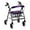 Bohemian Mandala Style, variant on HELLHERO Rollator Walker Seat Back Cover Breathable Seat Back Cover for The Elderly Dust Cover Removable and Washable for Secure Fit, Butterfly Geometric Pattern