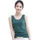 thumbnail image 2 of Camiseta sin mangas básica con cuello redondo y mangas simples para mujer, 2 of 5