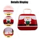 thumbnail image 5 of Contenedor de Dulces Navideños con Forma de Bolsa | Caja de Hierro Multicolor para Refrigerios | Tarro Pequeño para Galletas Navideñas | Decoración Festiva para La Mesa | Porta Dulces Duradero para F, 5 of 6