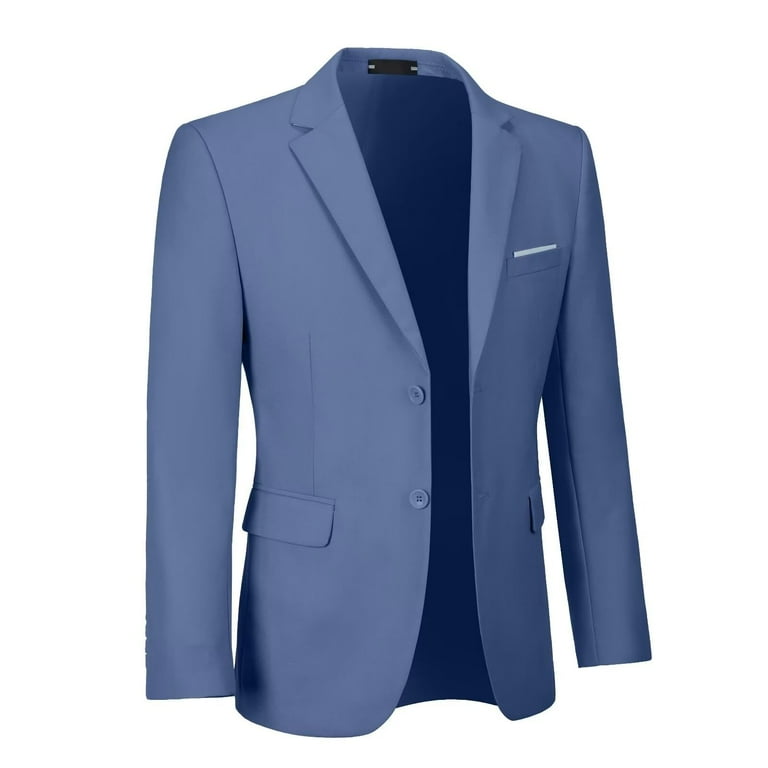 denim formal dress for men Ridge Denim Blue Tuxedo by Allure Men main image 0