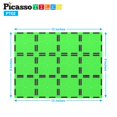 thumbnail image 4 of Bloques de construcción magnéticos PicassoTiles, juguete para niños de gran tamaño, 2 piezas, 4 of 7