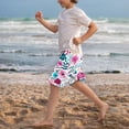 thumbnail image 3 of Odeerbi 5-14 Años Niños Niñas Verano Pantalones Cortos Estampados Florales Entrenamiento Atlético Pantalones Cortos Deportivos Transpirables, 3 of 5