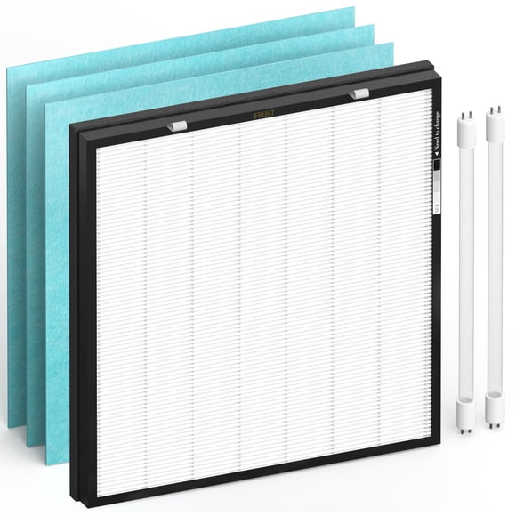 SAKEGDY 1550 Kit de Filtres de Remplacement Compatible avec Purificateur d'Air Asept-Air Life Cell 1550, Système de Filtration Multi-Couches avec Filtre HEPA Véritable et Filtre à Charbon