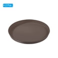 thumbnail image 3 of REGALWOVEN Restaurant Serving Trays, Round Non-Slip Food Service Tray Platter Brown, 3 of 6