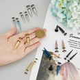 thumbnail image 3 of 20Pcs 10 Colors Stainless Steel Ear Taper Stretcher for Woman Men Cone Gauge Earrings Mixed Color 36.5x7~9.5mm 2Pcs/style, 3 of 7