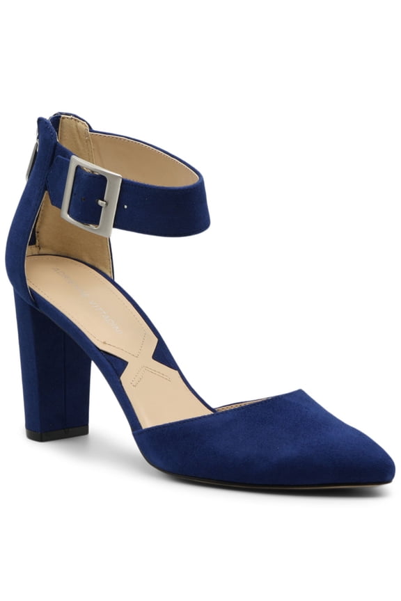 Womens Nerice Buckle Pumps Shoes Peacoat Blue Size 6.5M NIB