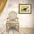 thumbnail image 3 of Ditto, Larry 14x11 Gold Ornate Wood Framed with Double Matting Museum Art Print Titled - Black swallowtail butterfly feeding, 3 of 4