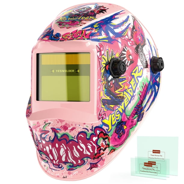 Casco de Soldadura YESWELDER con Oscurecimiento Automático y Protección contra Luz Azul