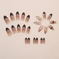 thumbnail image 6 of JZROCKER Almond Press on Nails French Styles False Nails Glossy Acrylic Nails Stick on Nails Manicure Nails Accesories for Women, 6 of 7