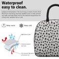 thumbnail image 3 of Insulated Lunch Bag for Women, Floral Print Oxford Fabric Lunch Box, Leakproof Thermal Cooler Tote for Work, School & Picnic, Leopard Animal Print, 3 of 5