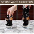 thumbnail image 6 of 4 Pcs Funny Kitchen Towels,Black Halloween Dancing Skeletons Microfiber Dish Towels,Kitchen Tea Towels,Kitchen Towel Set (18" X 26"), 6 of 7